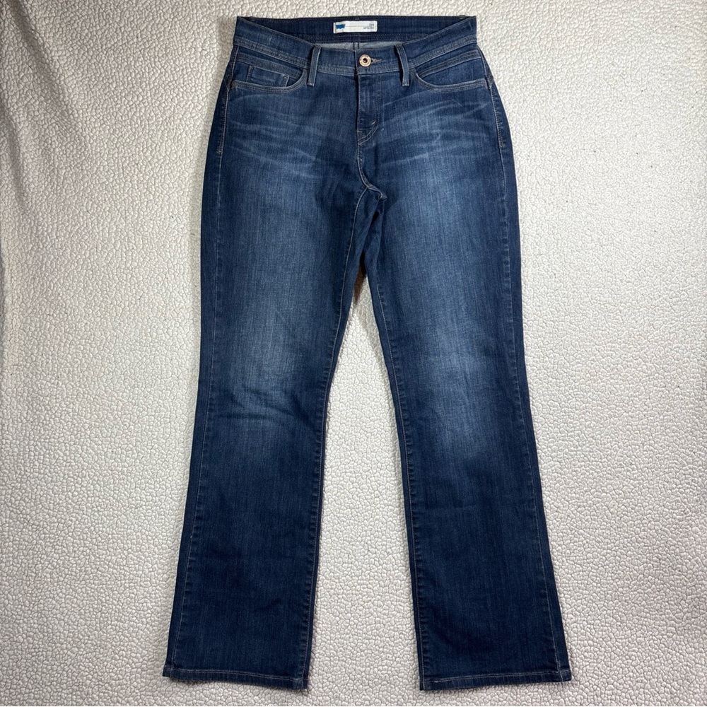 Levi Strauss & Co 529 Curvy Bootcut Women Size 8M W29/L32 Stretch Dark Wash Jean